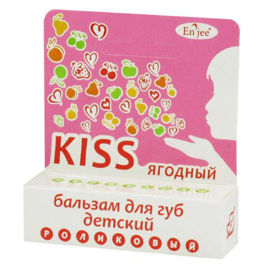 Бальзам для губ детский En’Jee Kiss (Энджи кис) ягодный 6 мл